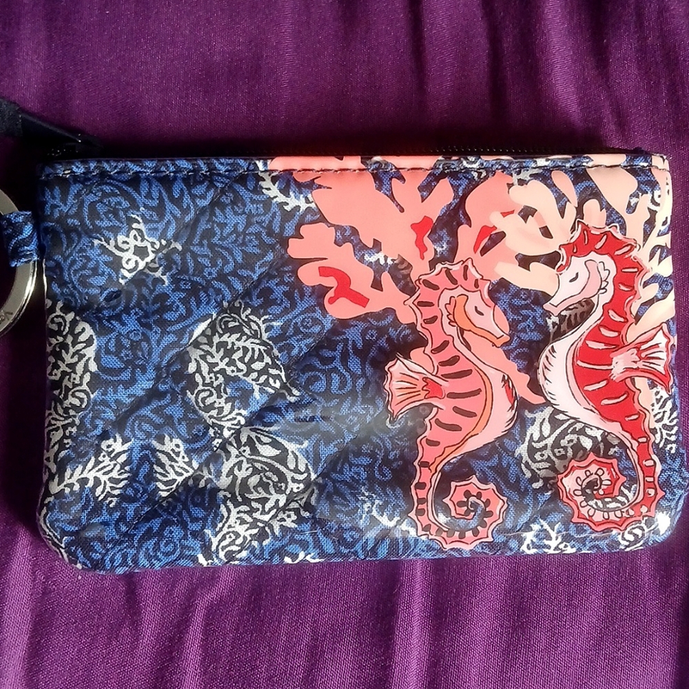 Vera Bradley zip id case (pvc)